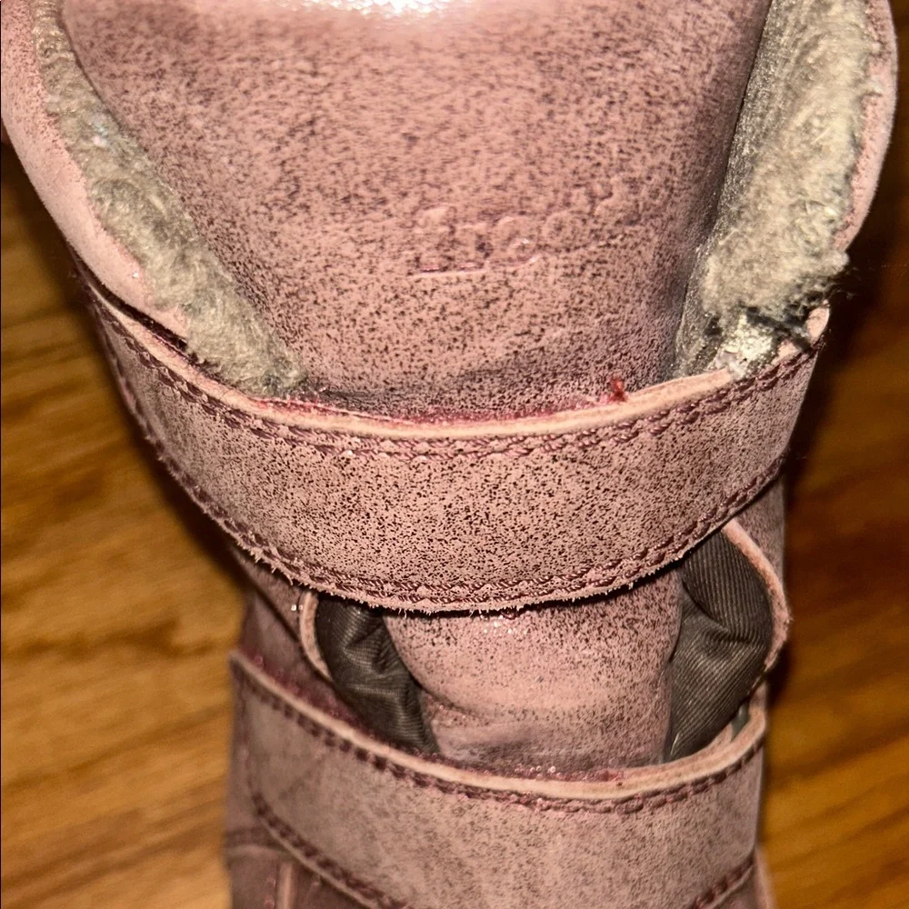 Froddo Kids Boots Tex Pink Gold Wool Zuru Tex Winter Barefoot size 34 or 2